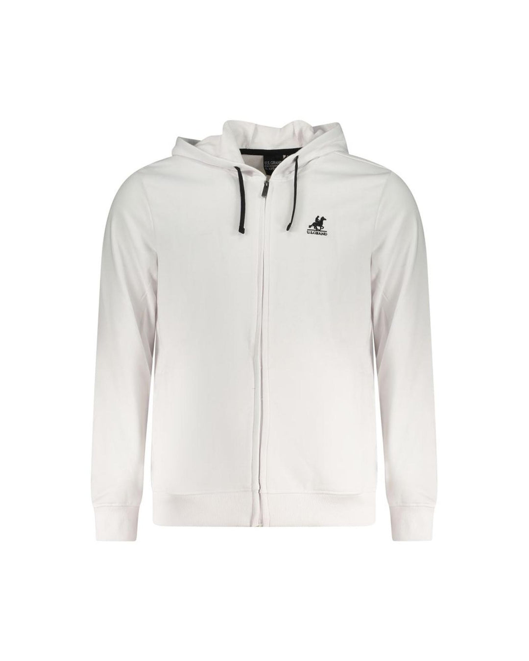 US Grand Polo Men's White Cotton Sweater - M