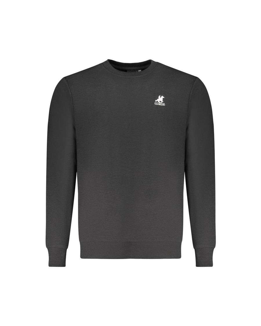 US Grand Polo Men's Black Cotton Sweater - M