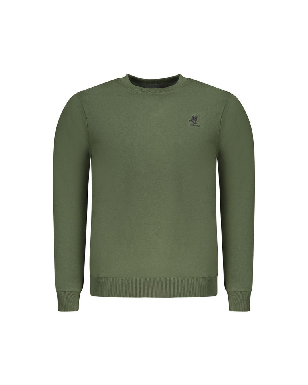 US Grand Polo Men's Green Cotton Sweater - 2XL