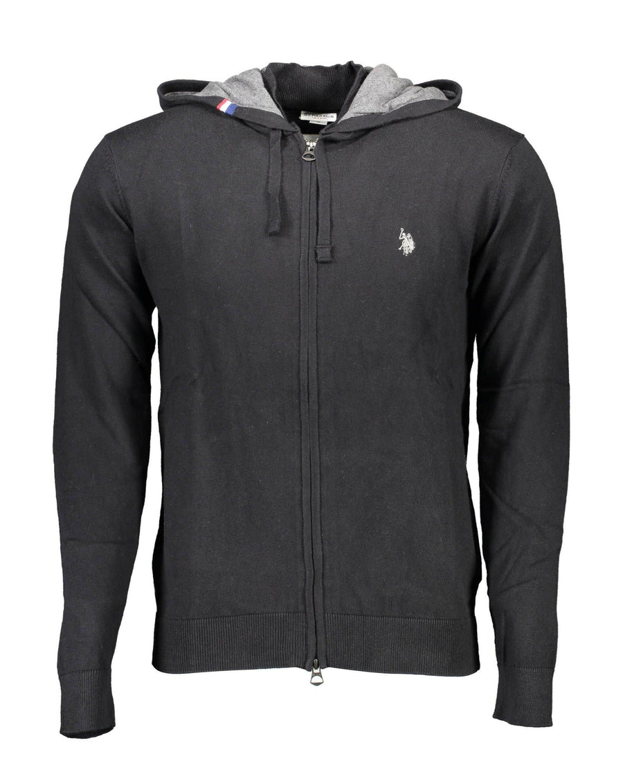 US POLO ASSN Men's Black Cotton Shirt - 2XL