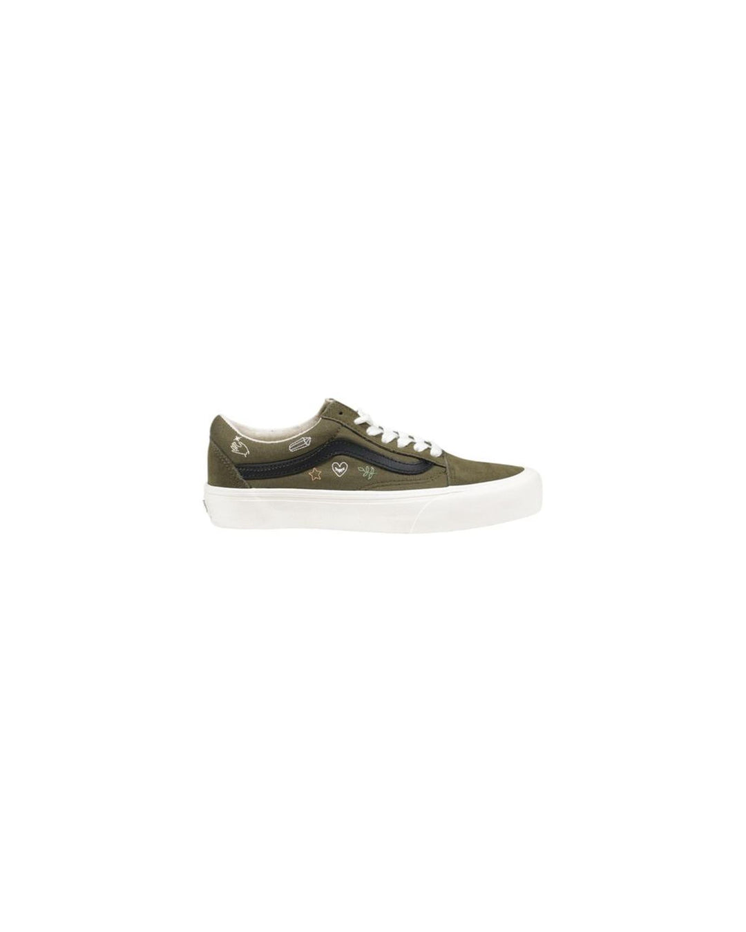 Vans Women's Green Leather Sneaker - 40 EU