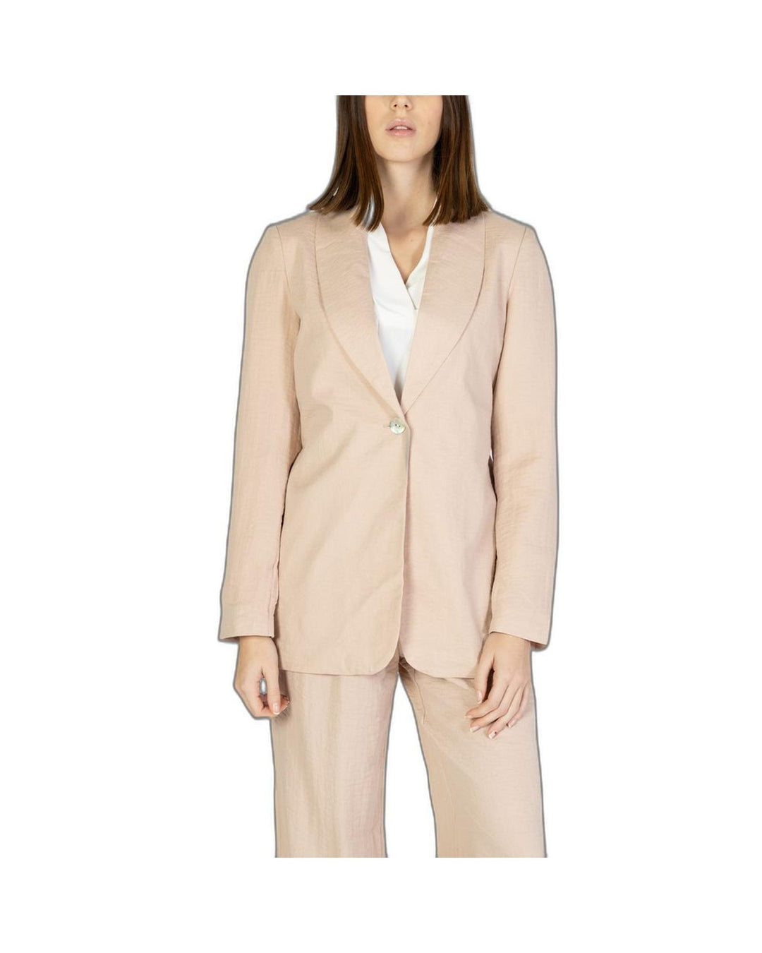 Vero Moda Women's Pink Viscose Suits & Blazer - 38 IT