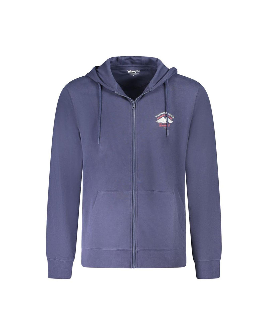 Wrangler Men's Blue Cotton Sweater - M