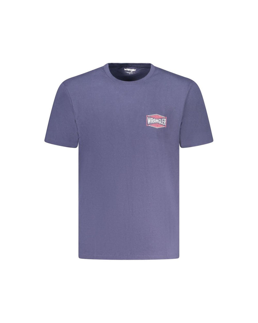 Wrangler Men's Blue Cotton T-Shirt - XL