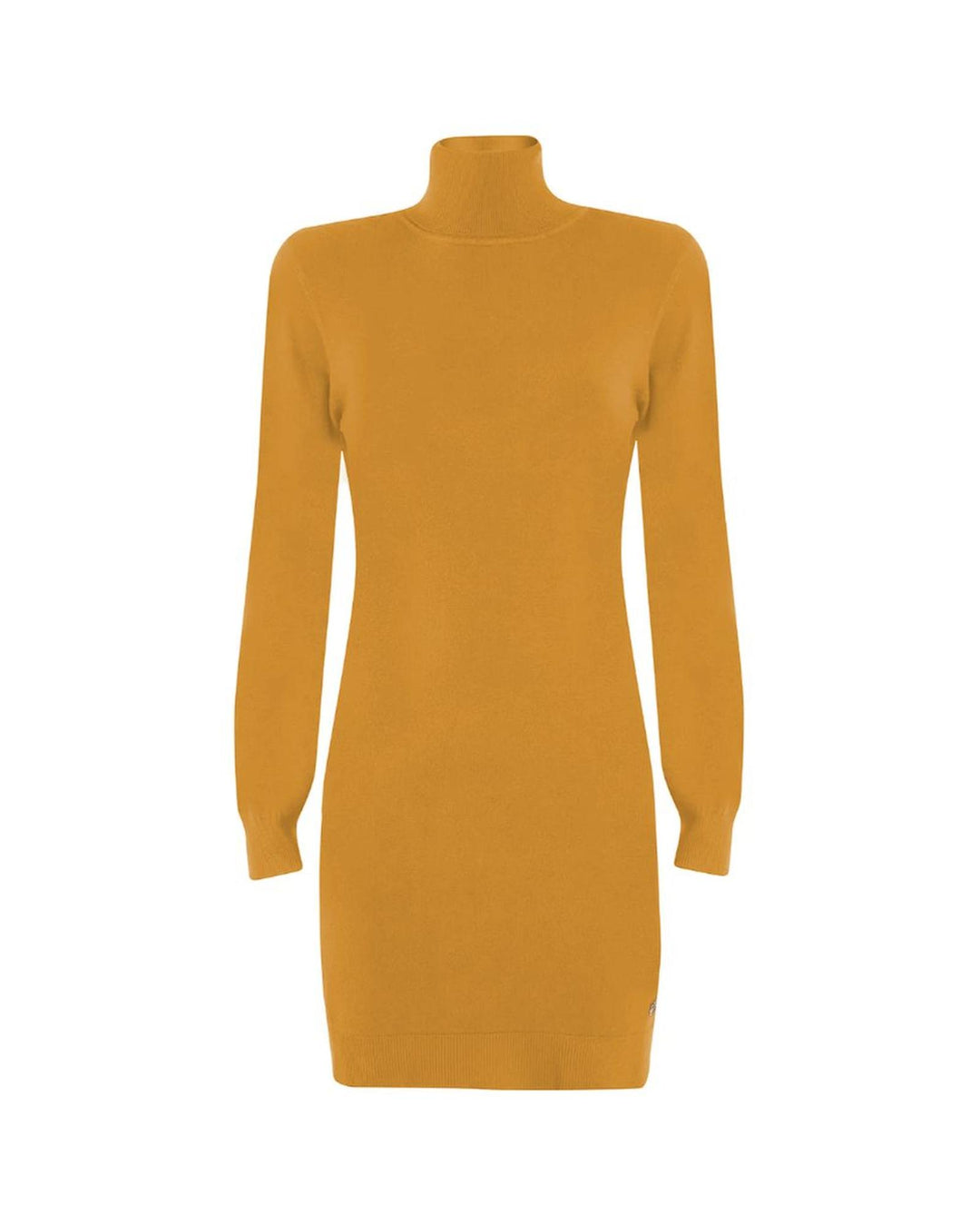 Yes Zee Women's Yellow Viscose Dress - S