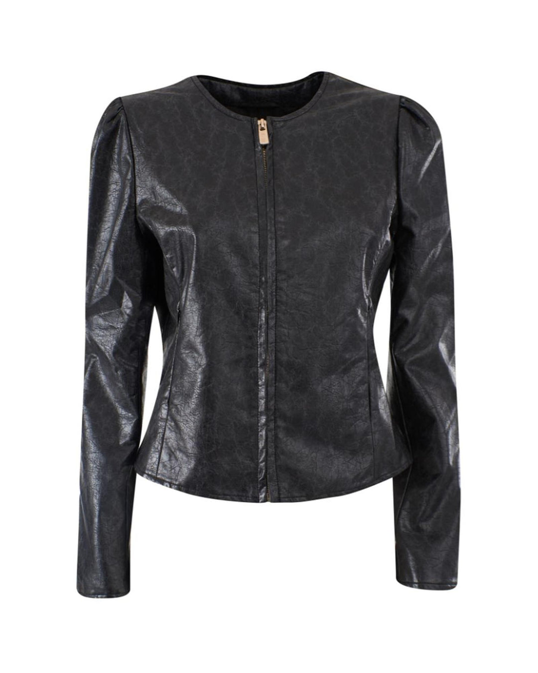 Yes Zee Women's Black Polyethylene Jackets & Coat - S