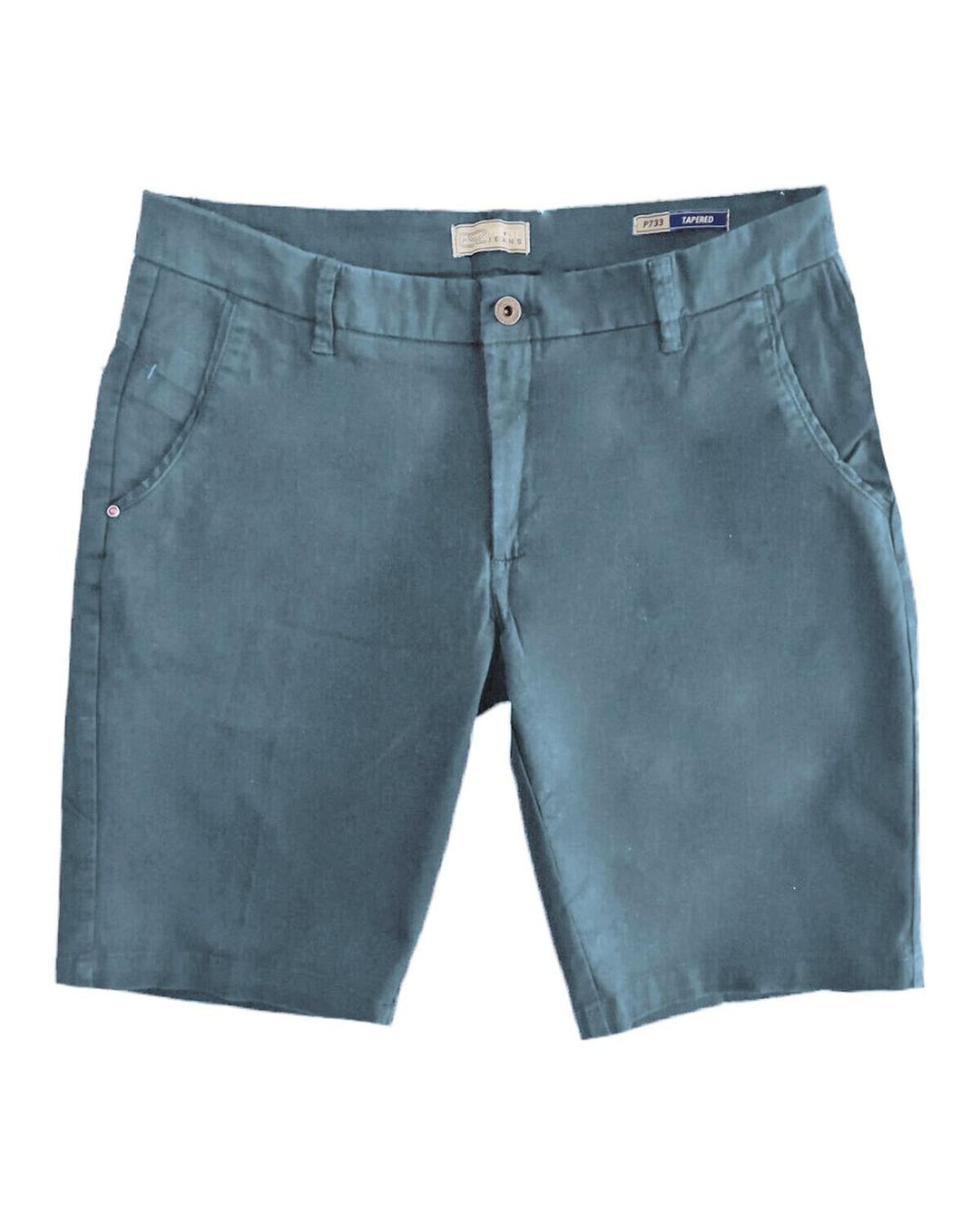 Yes Zee Men's Light Blue Cotton Short - W32 US