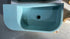 New Concrete Cement Wash Basin Counter Top Matte Teal Wall Hung Basin