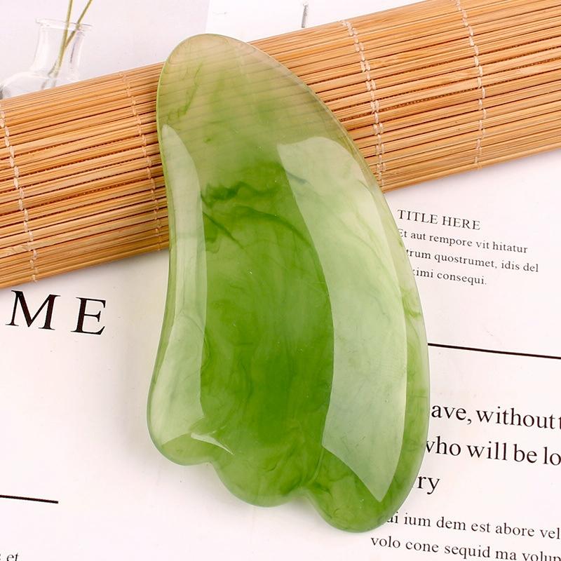 Facial Massage Stick For Beauty Salon Resin Scraping Sheet With Acupuncture Pen