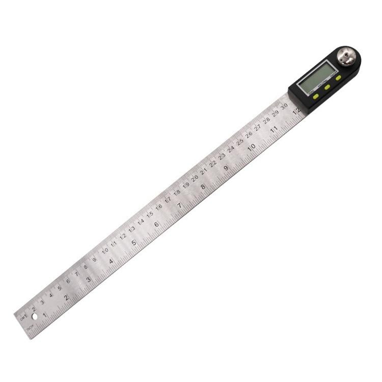 2-in-1 Digital Angle Finder Protractor - 300mm Goniometer Ruler