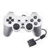 Silver Fuel Injection Gamepad for Ps2 with Dual Motor Vibration