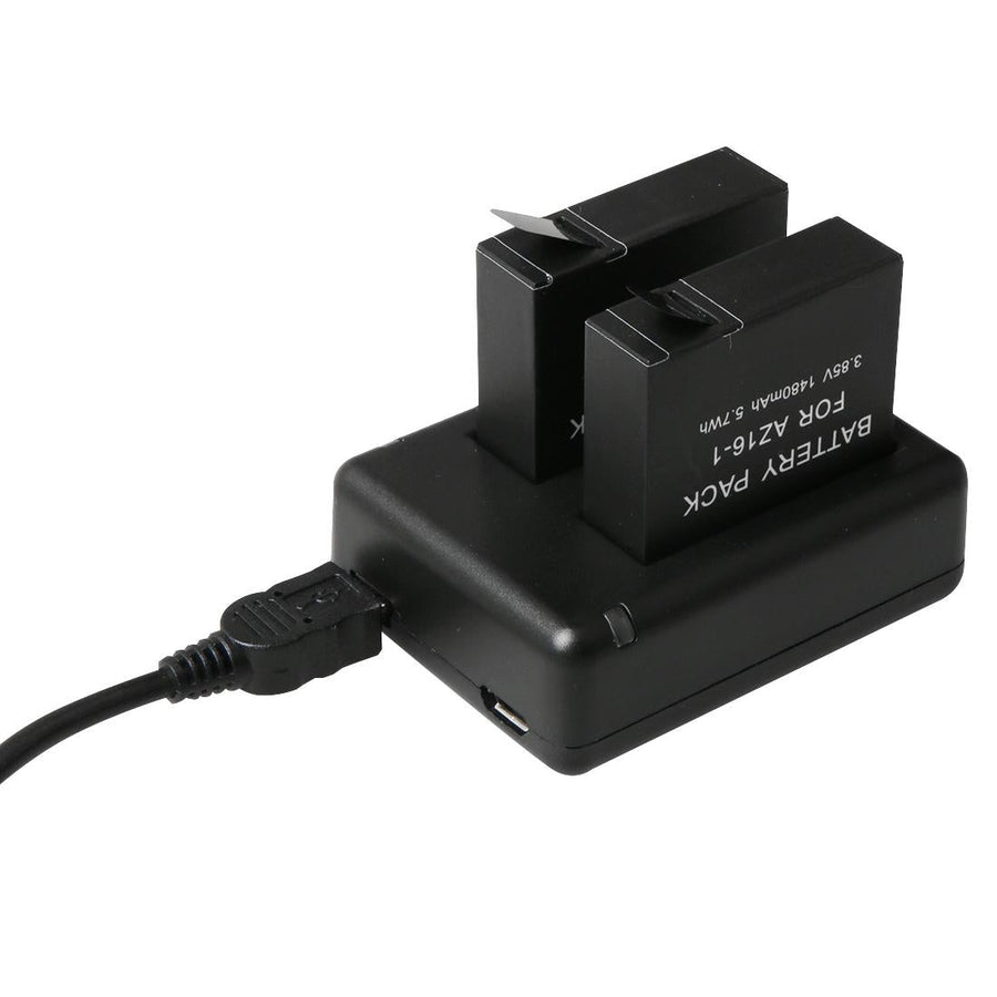 Usb Dual Battery Charger for Xiaomi Xiaoyi Ii 4k Camera