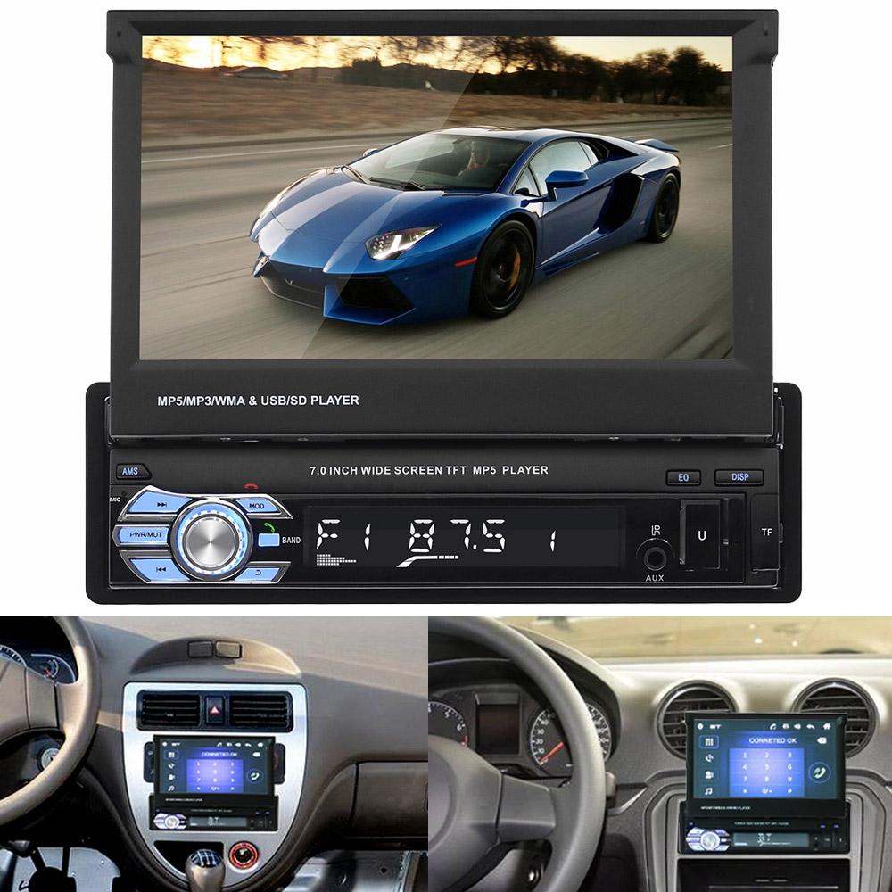 7 Inch Car Mp5 Player - Bluetooth Hands-Free Reverse