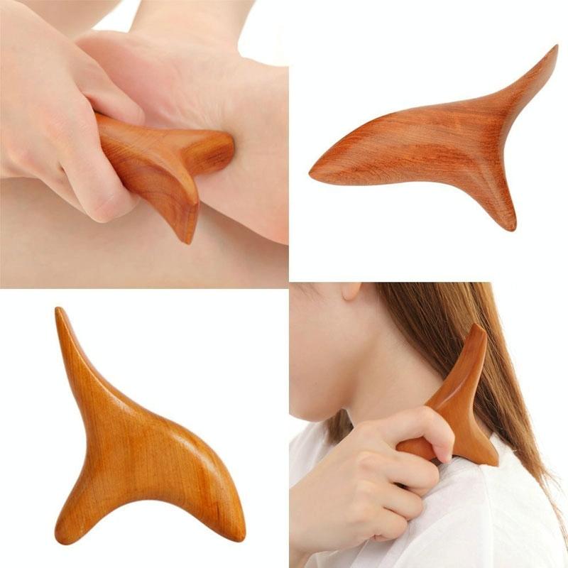 Wooden Trigeminal Massager For Body Relaxation
