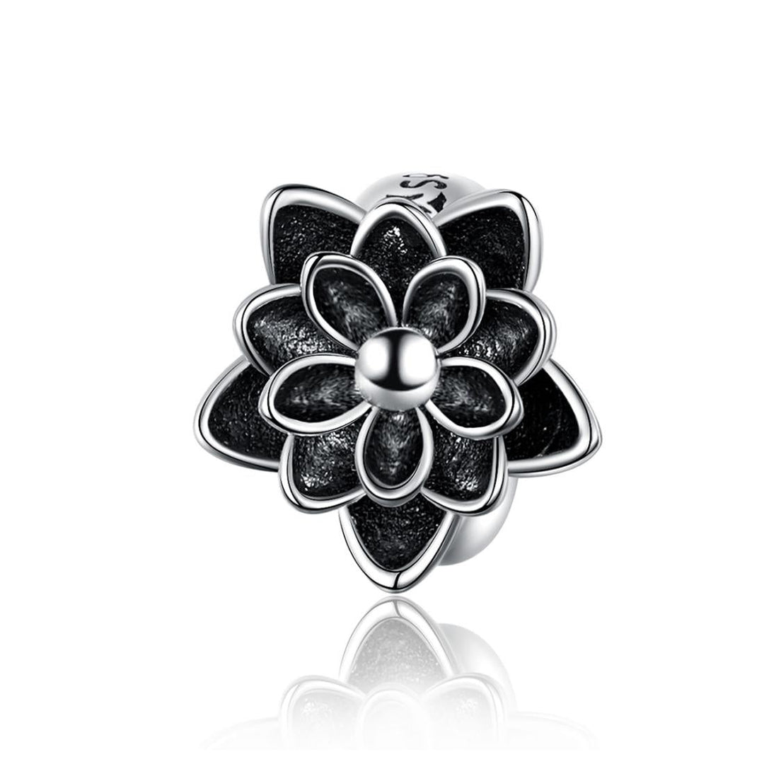 925 Sterling Silver Beaded Bracelet With Lotus Beads