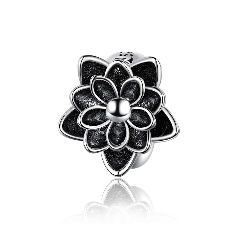 925 Sterling Silver Beaded Bracelet With Lotus Beads