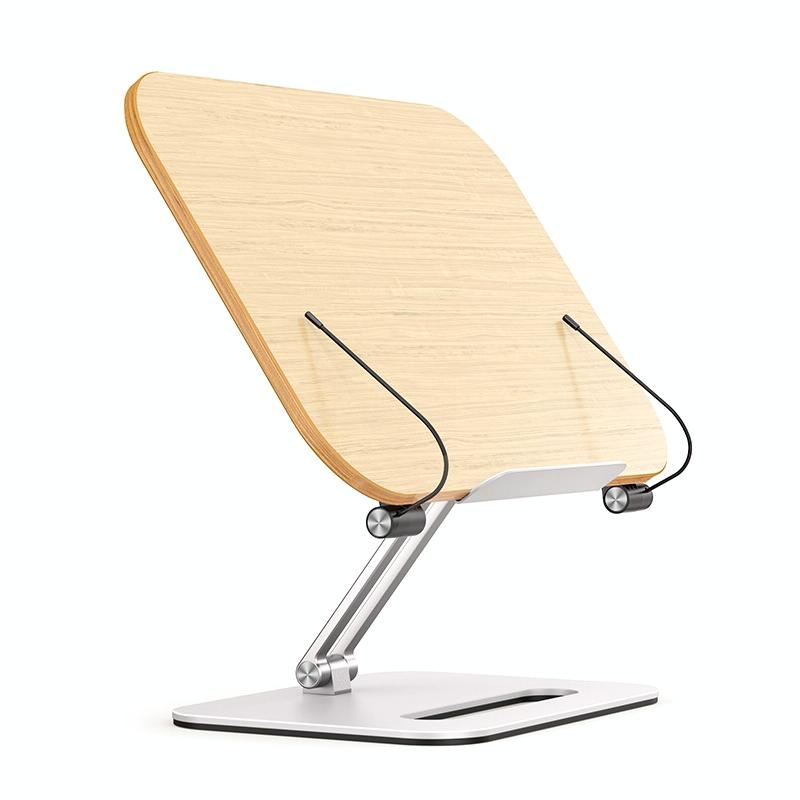 360-degree Rotating Desktop Bookshelf for Tablets