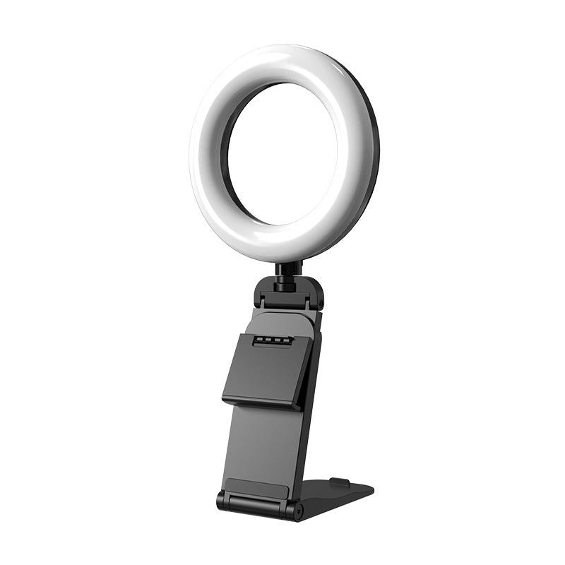 Desktop Ring Fill Light with Multi-function Bracket - 3000-6500k