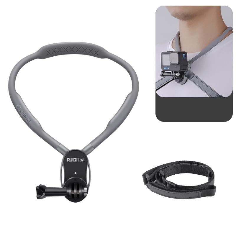 Flexible Neck Mount for Pov Viewing with Strap - Standard With Strap