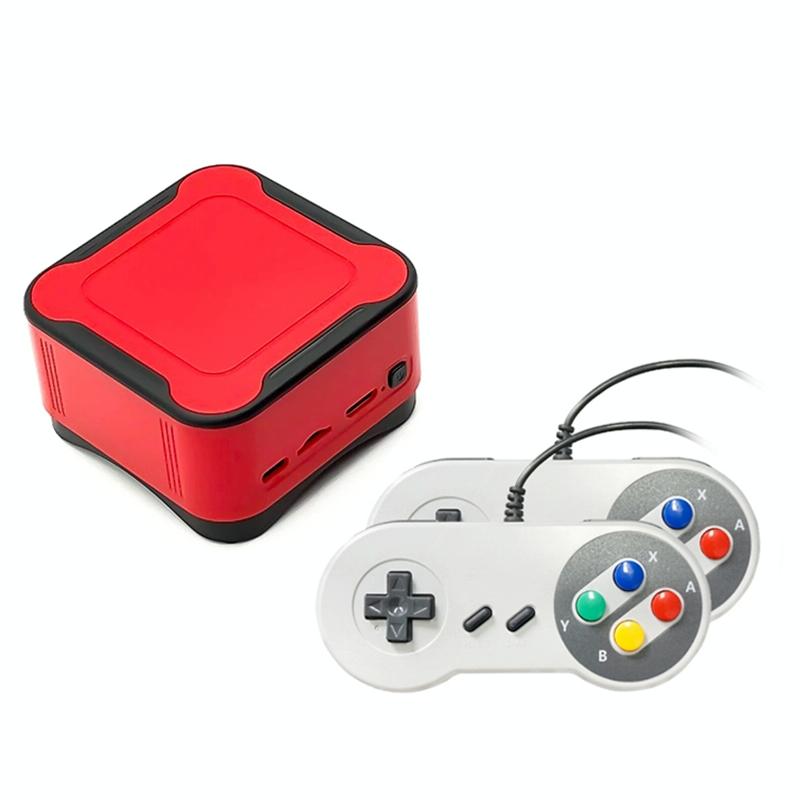Mini Cube Arcade Console With 16G Tf Card And Gray Controllers