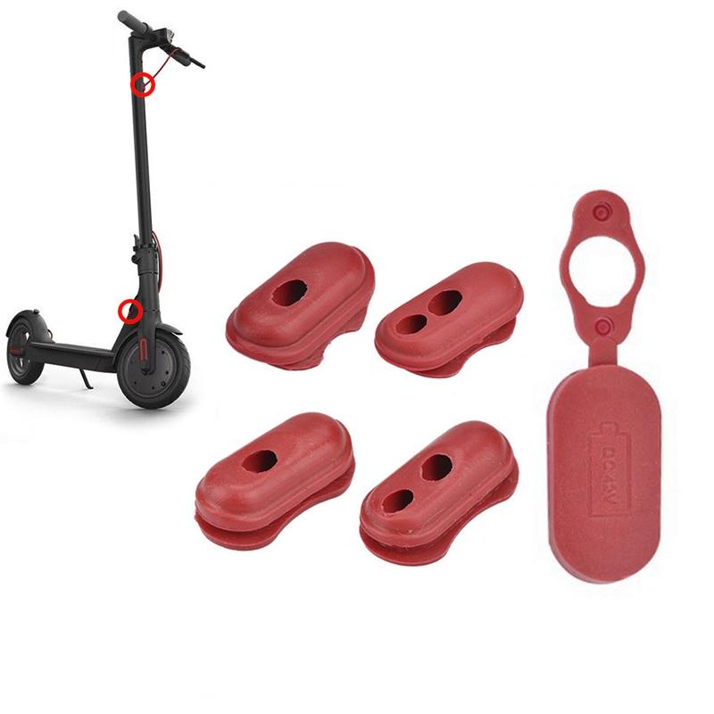 Universal 5-in-1 Silicone Port Cover for Xiaomi M365 Scooter
