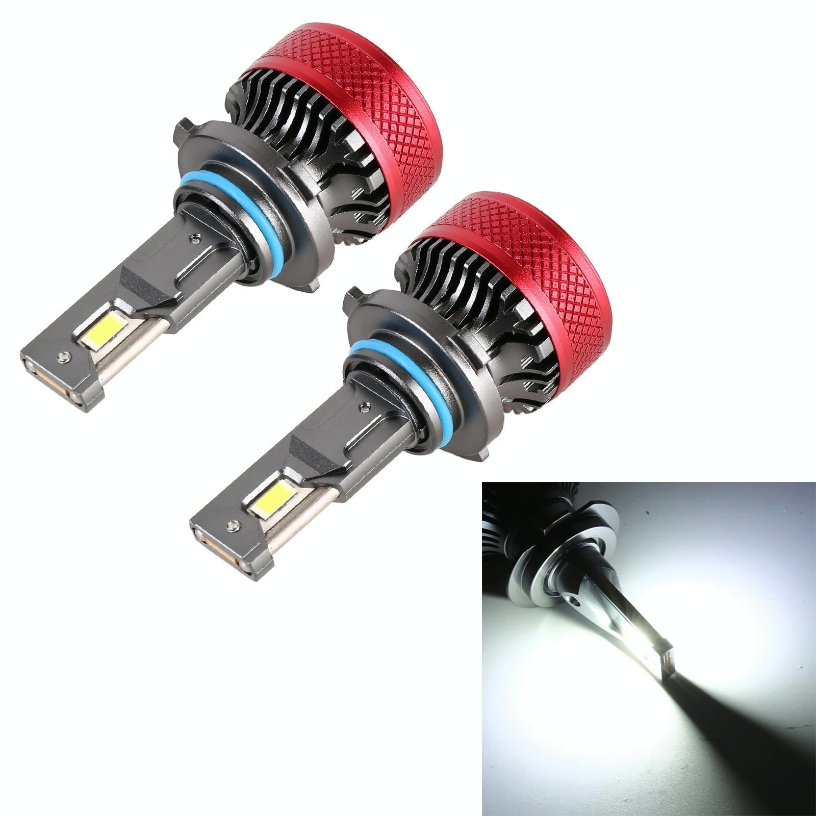 1 Pair 9006 Dc12V 65W 6000K 6500Lm Led Car Headlights