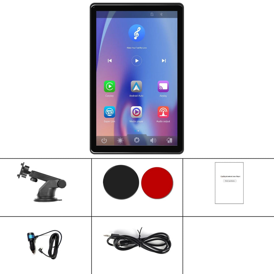 8 Inch Full Touch Car Screen Player - Horizontal / Vertical Carplay / Android Auto - Standard