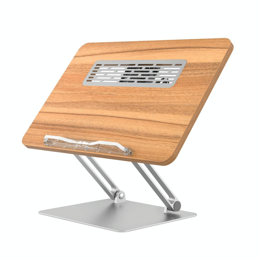 Adjustable Folding Laptop Stand with Cooling Fan - Portable Tablet Holder