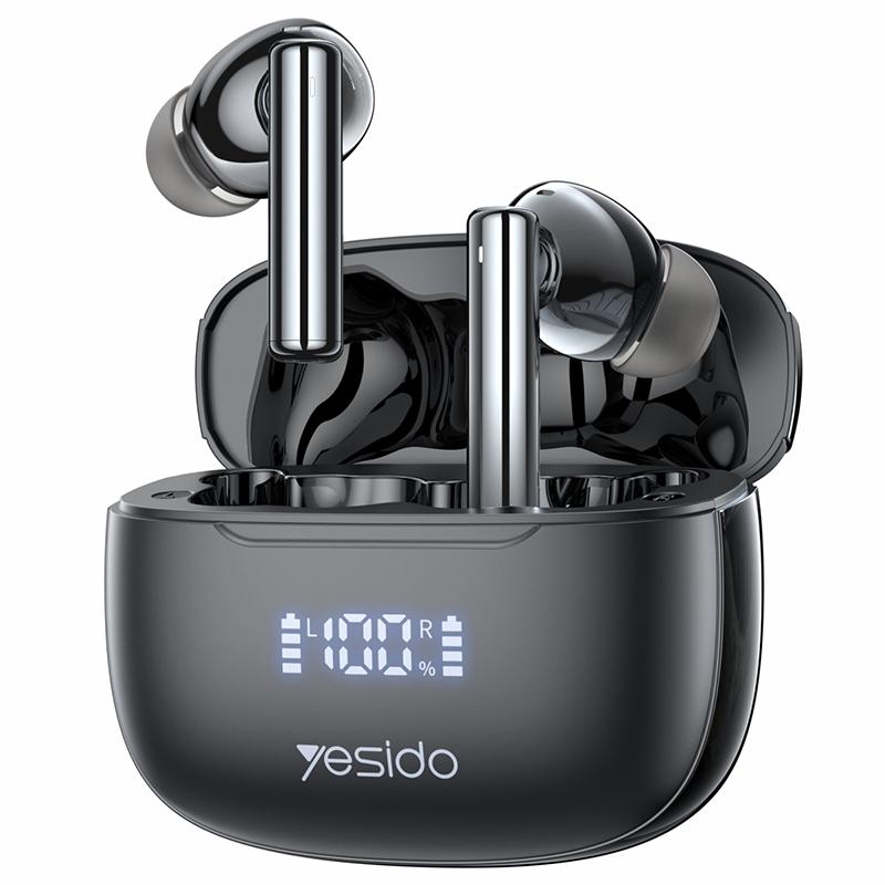 Wireless Bluetooth 5.0 Earphones with Anc and Led Display