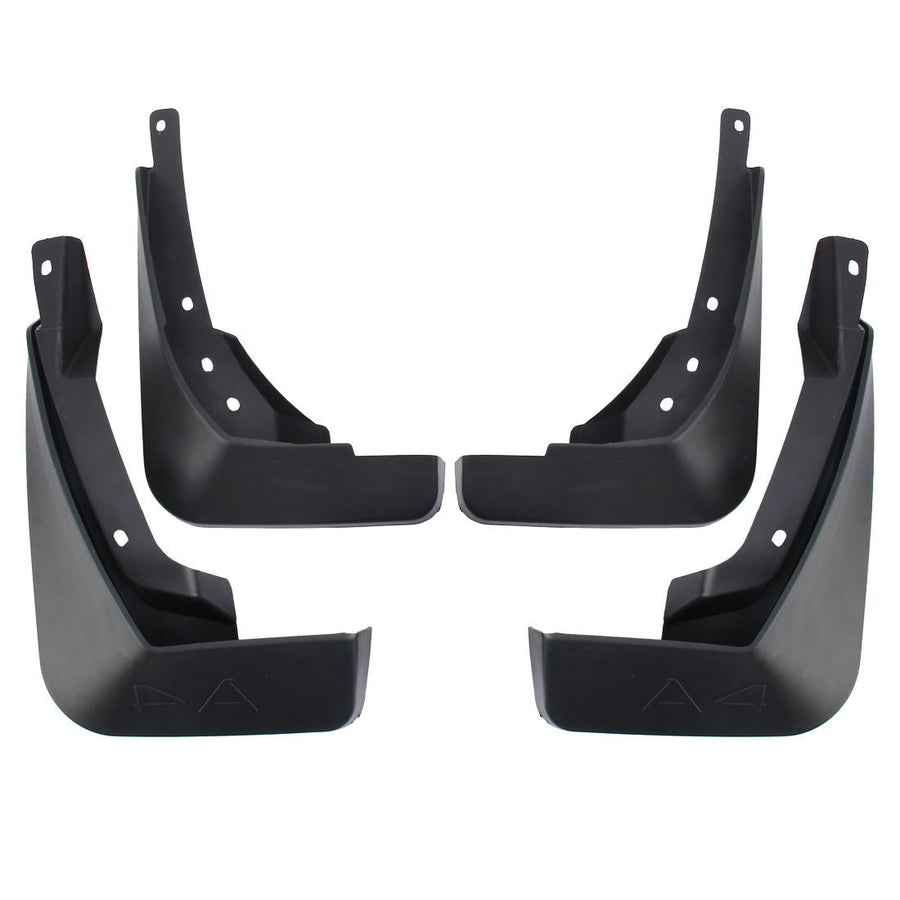 4 Pcs Car Auto Semi-Rigid Pvc Splash Flaps Fender Guard For Audi A4L 2016 Version