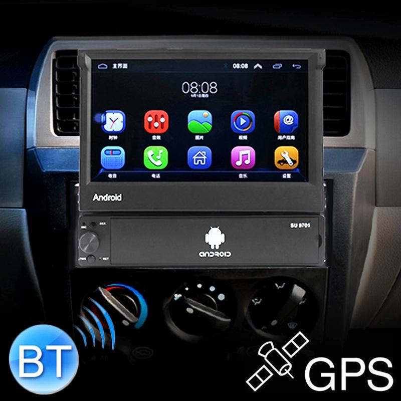 7 Inch Hd Foldable Car Android Radio Receiver Fm / Bluetooth / Tf / Gps / Phone Link / Wifi 1Gb + 32Gb