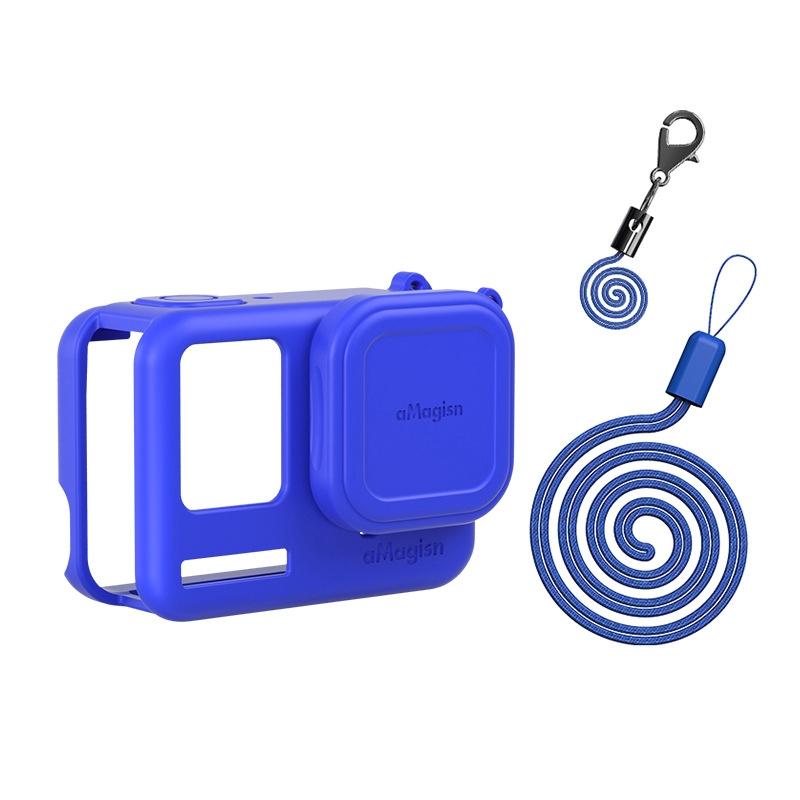 Silicone Case for Insta360 Ace Camera - Protect your Gear - For Insta360 Ace Pro (Blue)