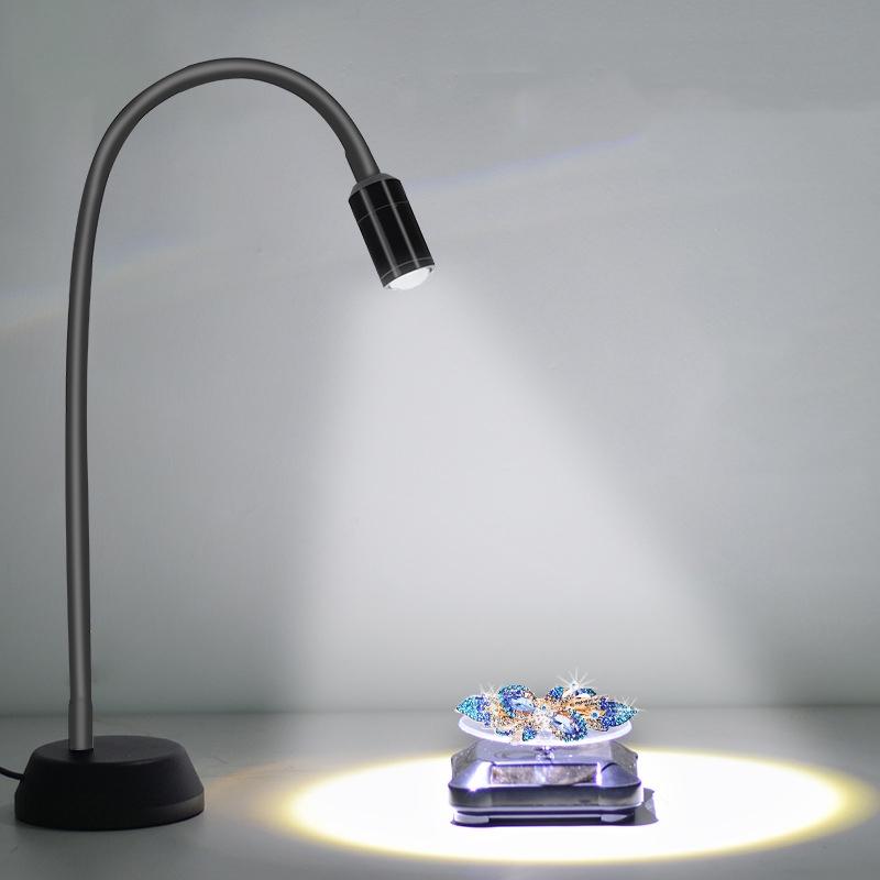 Adjustable Led Jewelry Table Lamp for Family Portraits