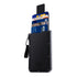 Ultra Thin Pull Out Card Holder Black Genuine Leather