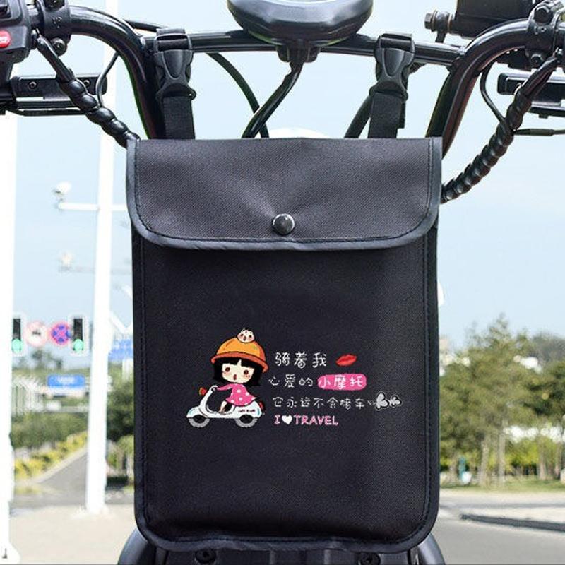 Waterproof Hanging Bag For Electric Vehicles And Bicycles - Locomotive Girl