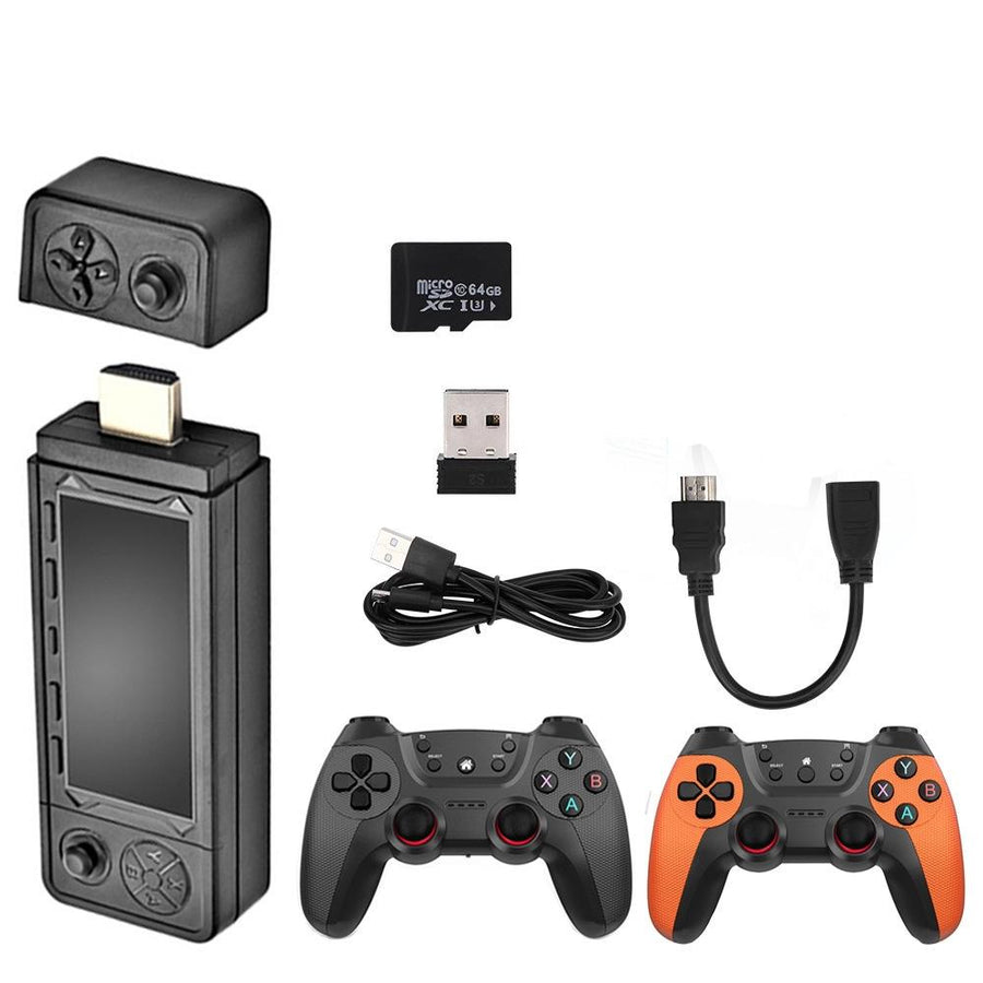 X9 Ultra Video Game Stick Console - 2.4G Double Wireless Controller - 128Gb - 42000 Games - 128Gb 42000+ Games
