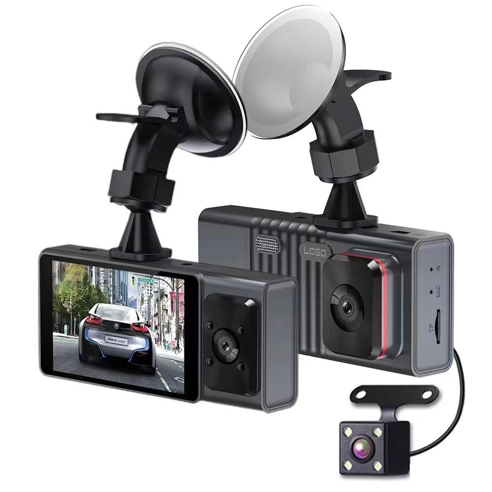 3-in-1 Car Dash Cam with Wifi 1080p Night Vision 3 Ips Screen 32gb - 64G
