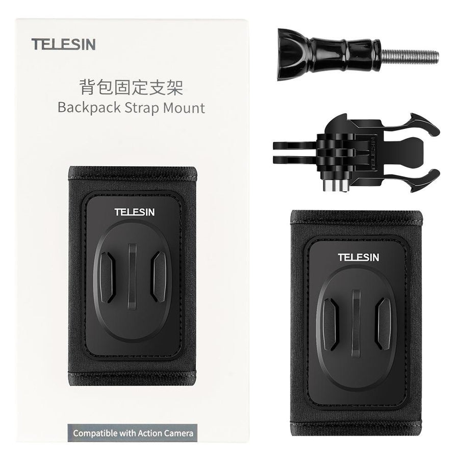 Universal Backpack Strap Mount for Action Cameras - Set A