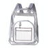 Waterproof Pvc Backpack for Students - Compact and Durable - Light Grey