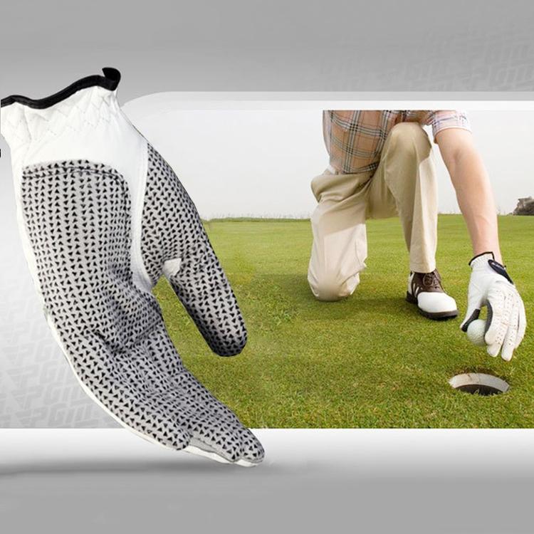 Sheepskin Anti-slip Golf Gloves - Left Hand Size 23#