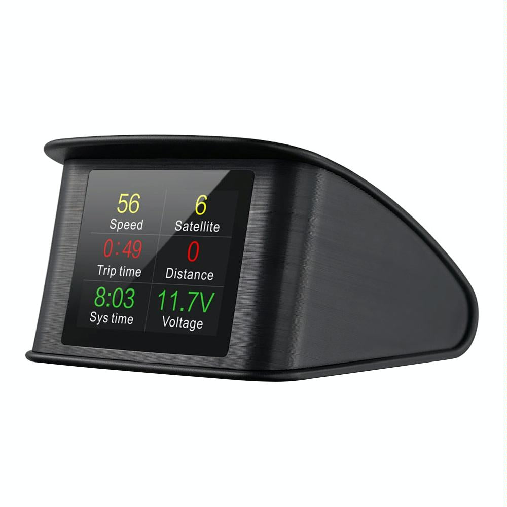 2.2 Inch Car Gps Smart Digital Meter Tft Lcd Speed & Distance Display Over Speed & Low Voltage Alarm Km / M Switch