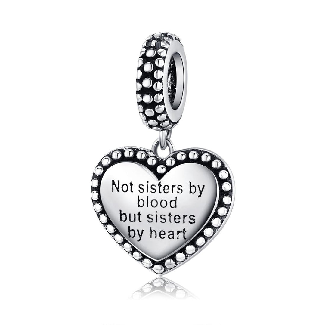 Retro Heart Charm For Diy Bracelets