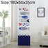 180x55x35cm Fish Bone Fabric Dust Cover for Vertical Cabinet Air Conditioners