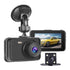 1080p Hd Dual-lens Driving Recorder with Motion Detection - 3 Inch