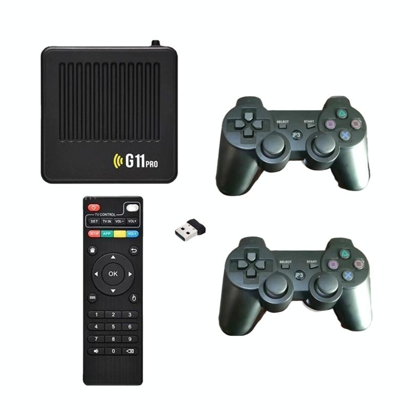 Retro Arcade Tv Box - Dual System 4K Hdmi 128G 40K Games - 64G+Charging Handle