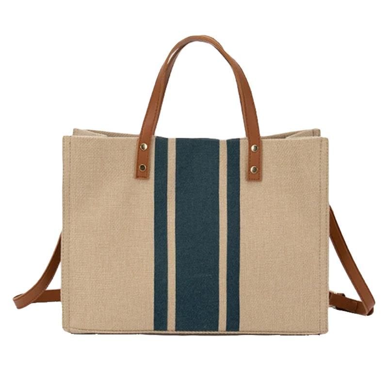 Large Canvas Crossbody Bag For Women Black - Zipper Model Black