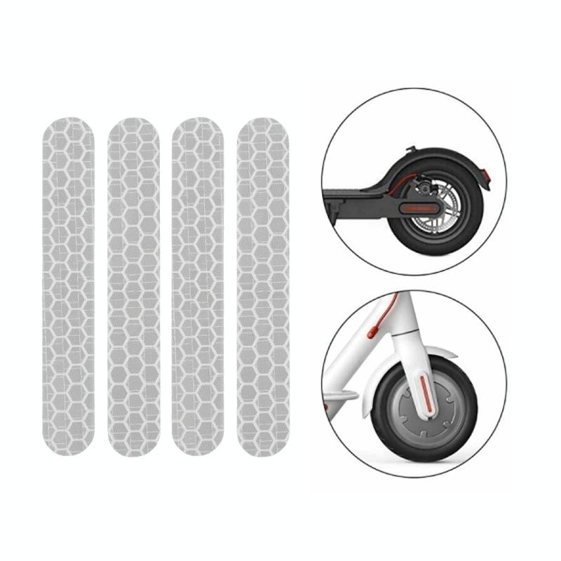 Reflective Stickers for Ninebot Max G30 Scooter - White