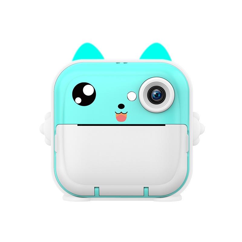 Instant Camera with Thermal Printer and Hd Video - Blue 16g - 16G Blue