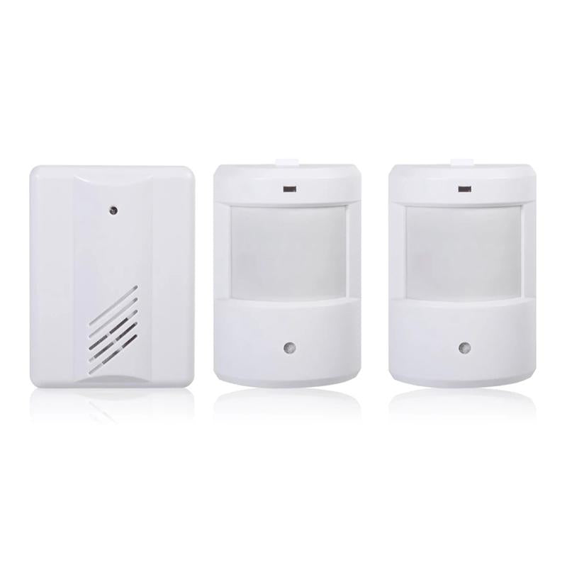 Wireless Doorbell Alarm With 2 Infrared Sensors For Home / Office