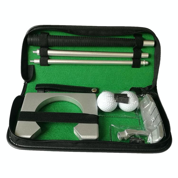 Indoor Golf Putter Set with Zipper Pack